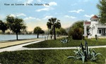 View on Lucerne Circle, Orlando, Florida by Hampton Dunn