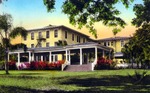 Virginia Inn, from the Lake Terrace, Winter Park, Florida by Hampton Dunn