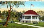 View of city park, Sanford, Florida by Hampton Dunn