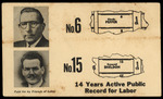 14 Years Active Public Record for Labor by Hampton Dunn