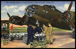 Loading Bombs on Flying Fortress at MacDill Field, Tampa, Florida. by Hampton Dunn