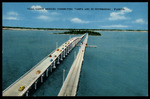 Dual Gandy Bridges Connecting Tampa and St. Petersburg, Florida by Hampton Dunn