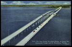 The New Gandy Twin-Span Bridge, on Tampa Bay Connecting Tampa and St. Petersburg, Florida by Hampton Dunn
