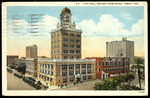 City Hall and Bay View Hotel, Tampa, Florida. by Hampton Dunn