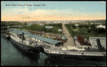 Bird's Eye View of Docks, Tampa, Fla. by Hampton Dunn