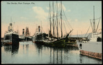 The Docks, Port Tampa, Fla. by Hampton Dunn