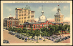 Court House Square, Showing City Hall and Tampa Terrace Hotel, Tampa, Florida by Hampton Dunn