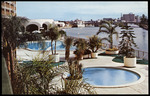 The pools at Riverside Hilton Inn by Hampton Dunn