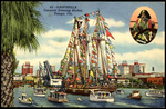 82-Gasparilla: Carnival Entering Harbor, Tampa, Florida