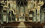 Interior of Church of the Sacred Heart, Tampa, Florida by Hampton Dunn