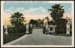 Main Entrance to Belleview Hotel, Near Clearwater, Florida by Hampton Dunn