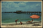 Fishing pier, Fort De Soto Park on Mullet Key, Near St. Petersburg, Florida by Hampton Dunn