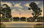 Main Entrance to the U.S. Veterans Administration Facilities, Bay Pines, Florida by Hampton Dunn