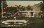 The Belleview Biltmore, Tea Garden, Belleair, Florida by Hampton Dunn