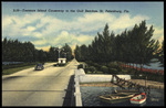 Treasure Island Causeway to the Gulf Beaches, St. Petersburg, Florida by Hampton Dunn