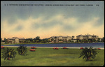 U.S. Veterans Administration Facilities, Looking Across Boca Ciega Bay, Bay Pines, Florida by Hampton Dunn