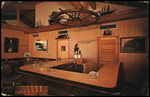 Ship's Lounge in Springs Restaurant, Homosassa Springs, Florida by Hampton Dunn