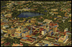 Air View of St. Petersburg, Florida by Hampton Dunn