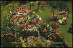 A Beautiful Garden, Near the Sunshine City, St. Petersburg, Florida by Hampton Dunn