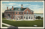 Social Hall, Southern College, Overlooking Lake Hollingsworth, Lakeland, Florida by Hampton Dunn