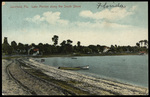 Lake Morton Along the South Shore, Lakeland, Florida by Hampton Dunn