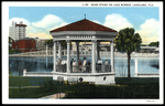 Band Stand on Lake Mirror, Lakeland, Florida by Hampton Dunn