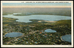 Lakeland, Florida, As Seen from an Aeroplane, Lake Parker in Rear by Hampton Dunn
