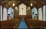 Interior of Evangelical United Brethren Church by Hampton Dunn