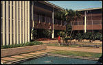 Square near Administration Building at University of South Florida by Hampton Dunn