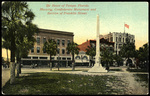 The Heart of Tampa Showing Confederate Monument and Section of Franklin Street by Hampton Dunn