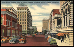 Street Scene Looking North on Franklin St., Tampa, Florida by Hampton Dunn