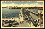 Heavy Traffic on the Recreation Pier, St. Petersburg, Florida "The Sunshine City". by Hampton Dunn