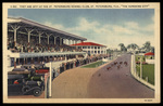 They are Off! At the St. Petersburg Kennel Club, St. Petersburg, Florida , "The Sunshine City". by Hampton Dunn