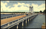 Blind Pass Bridge on Holiday Isles at Sunset Beach, Florida by Hampton Dunn