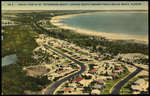 Aerial View of St. Petersburg Beach, Looking South Towards Pass-A-Grille, Florida by Hampton Dunn