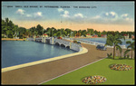 Snell Isle Bridge, St. Petersburg, Florida The Sunshine City. by Hampton Dunn