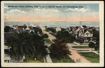 Birds-eye View, looking East from the Deermont Hotel, St. Petersburg Florida by Hampton Dunn