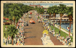 Festival of States Parade, Bayshore Drive, St. Petersburg, Florida "The Sunshine City". by Hampton Dunn