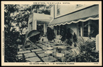 View of Patio, Pennflora Hotel. by Hampton Dunn