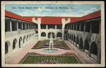 Patio, Florida Masonic Home and Orphanage, St. Petersburg, Florida by Hampton Dunn