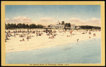 The Bathing Beach, St. Petersburg, Florida by Hampton Dunn