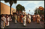 Greek Epiphany Ceremony on the way to Spring Bayou, Tarpon Springs, Florida by Hampton Dunn