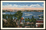 West Palm Beach from the Poinciana at Palm Beach, Florida by Hampton Dunn