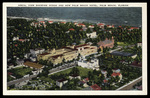 Aerial View Showing Ocean and New Palm Beach Hotel, Palm Beach, Florida by Hampton Dunn