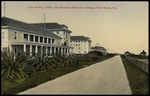 View showing Casino, The Breakers Hotel and Cottages, Palm Beach, Florida by Hampton Dunn