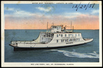 Motor Ship "Sarasota", Capacity 30 Cars. Bee Line Ferry, Inc., St. Petersburg, Florida by Hampton Dunn