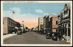Cleveland Street, Looking East, Clearwater, Florida by Hampton Dunn