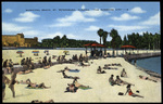 Municipal Beach, St. Petersburg, Florida "The Sunshine City" by Hampton Dunn