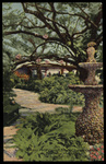 Winding Paths through Sunken Garden, St. Petersburg, Florida "The Sunshine City". by Hampton Dunn