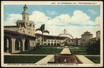 Hotel Rolyat, View of the Plaza, Pasadena-on-the-Gulf, St. Petersburg, Florida by Hampton Dunn